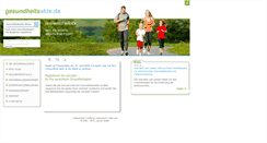 Desktop Screenshot of gesundheitsakte.de