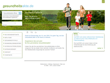 Tablet Screenshot of gesundheitsakte.de